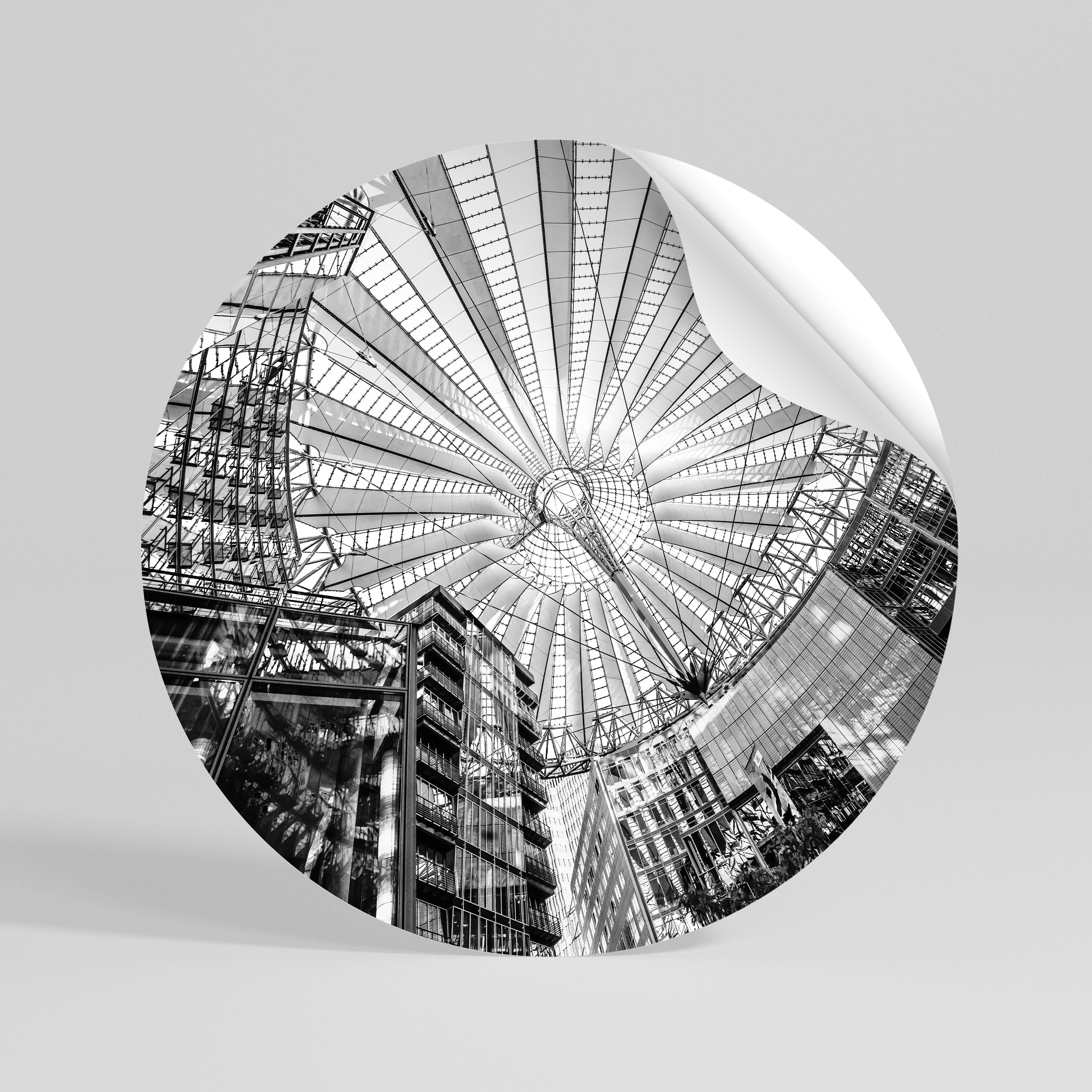 CEILING OF DREAMS Runder Wandsticker zum Abziehen und Aufkleben