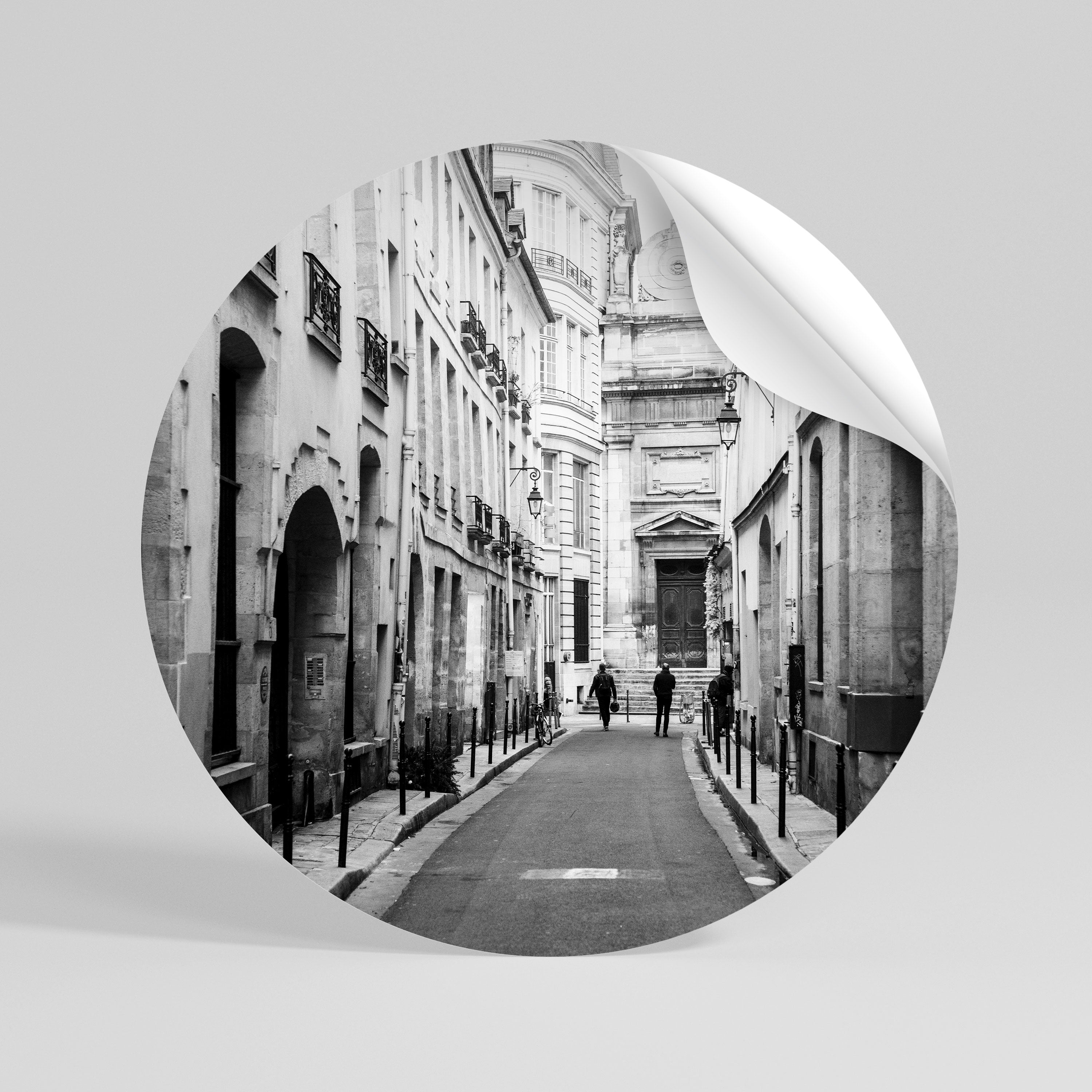 SECRET PATHWAYS UNVEILED Runder Wandsticker zum Abziehen und Aufkleben