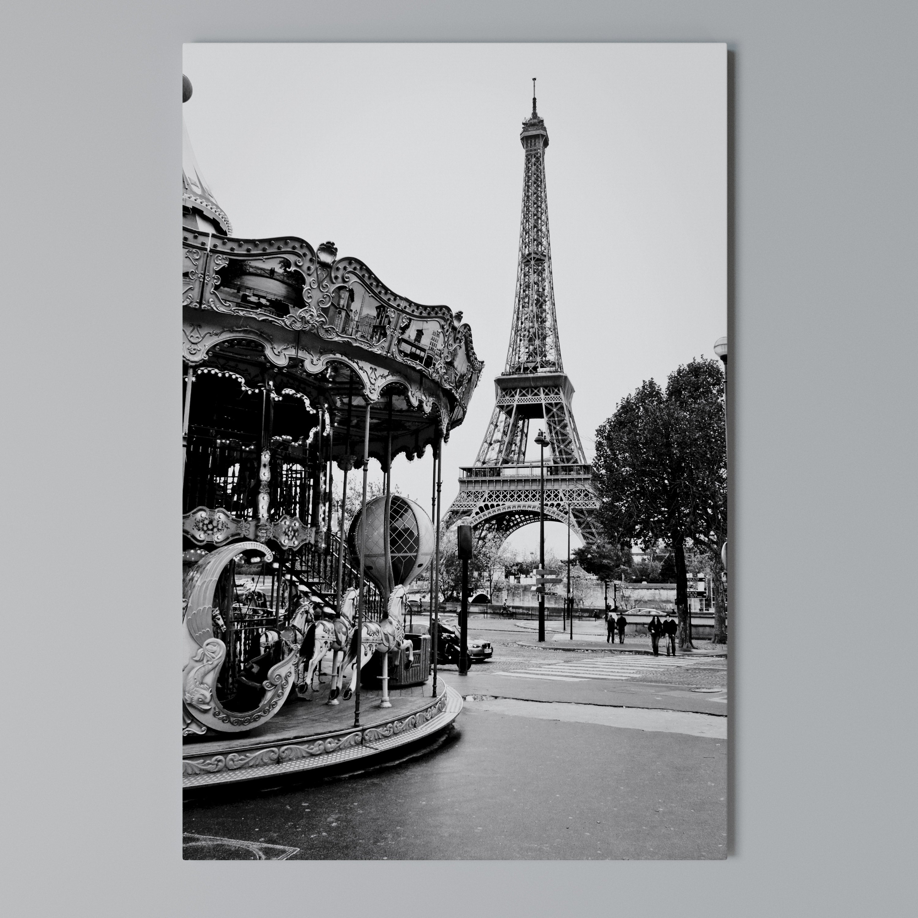 CHARMS OF THE CITY Vertical Canvas Print