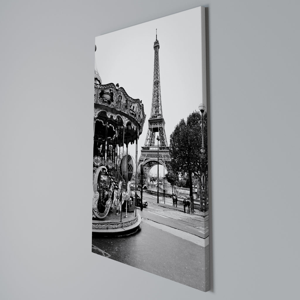 CHARMS OF THE CITY Vertical Canvas Print