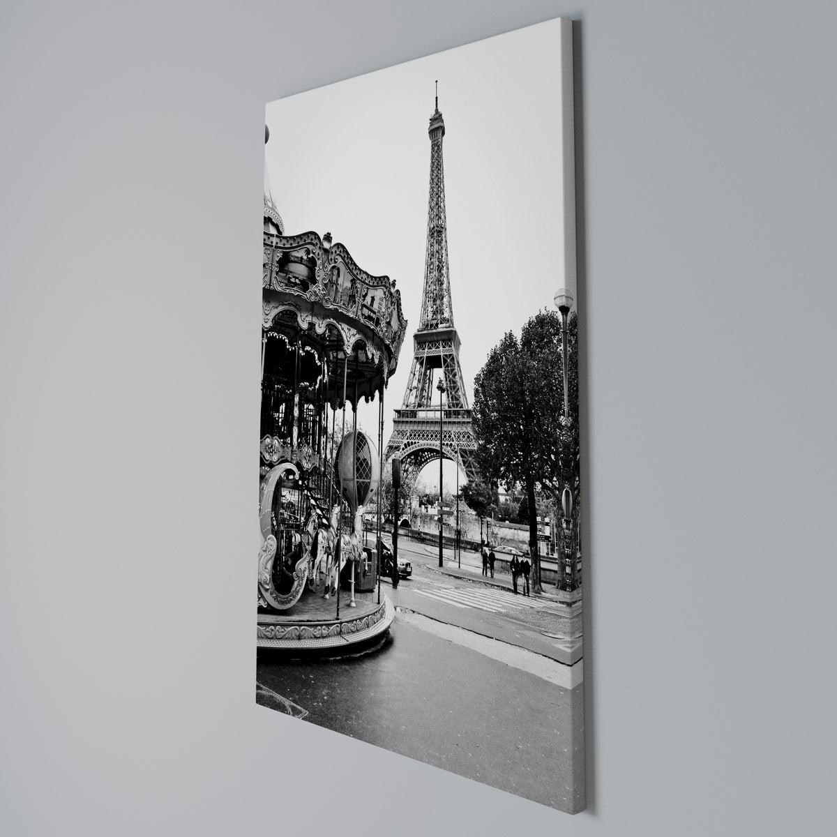 CHARMS OF THE CITY Vertical Canvas Print