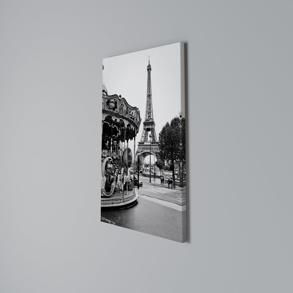 CHARMS OF THE CITY Vertical Canvas Print