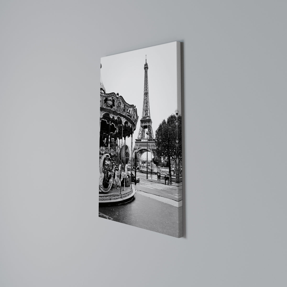 CHARMS OF THE CITY Vertical Canvas Print