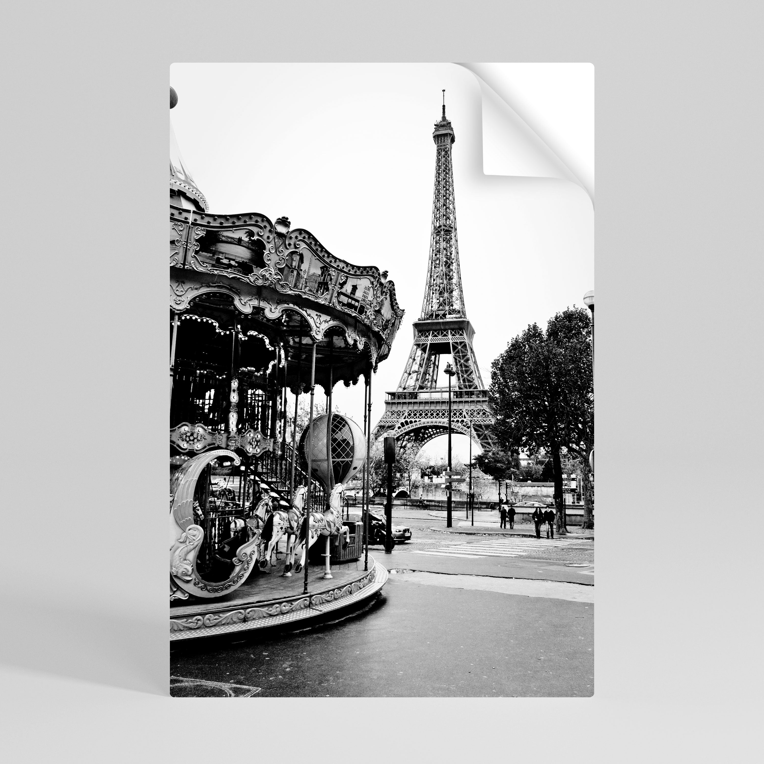 CHARMS OF THE CITY Självhäftande Vertikal Poster