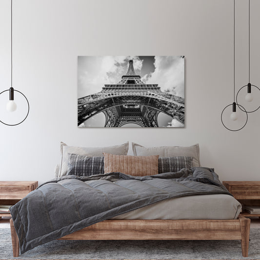 TIMELESS EIFFEL PERSPECTIVE Cuadro en lienzo horizontal