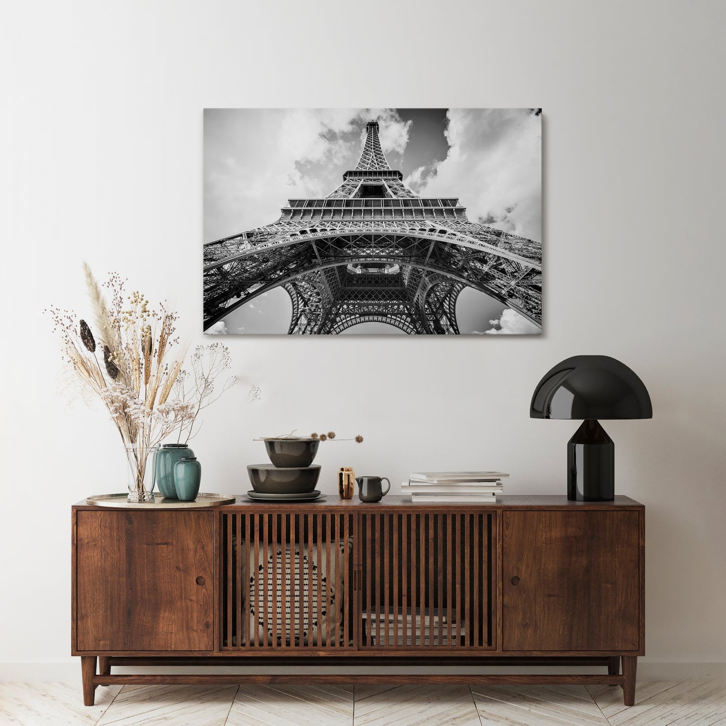 TIMELESS EIFFEL PERSPECTIVE Horizontal Canvas Print