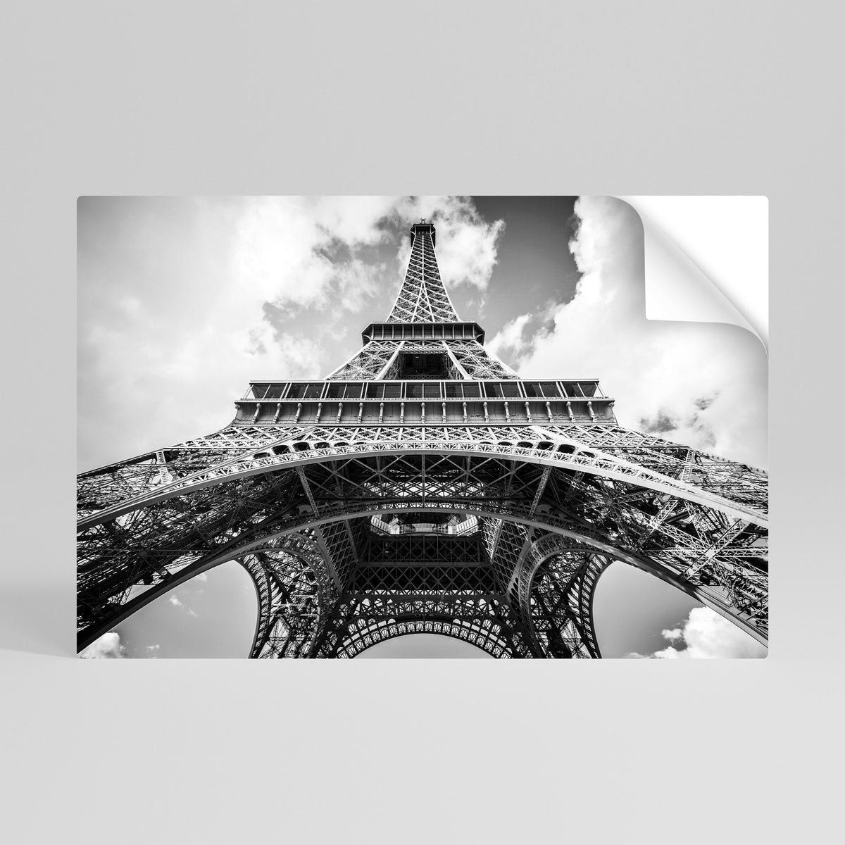 TIMELESS EIFFEL PERSPECTIVE Poster Orizzontale Adesivo