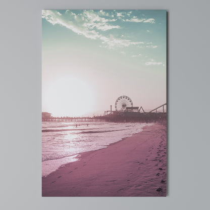 PASTEL COAST VIBES Quadro em tela vertical