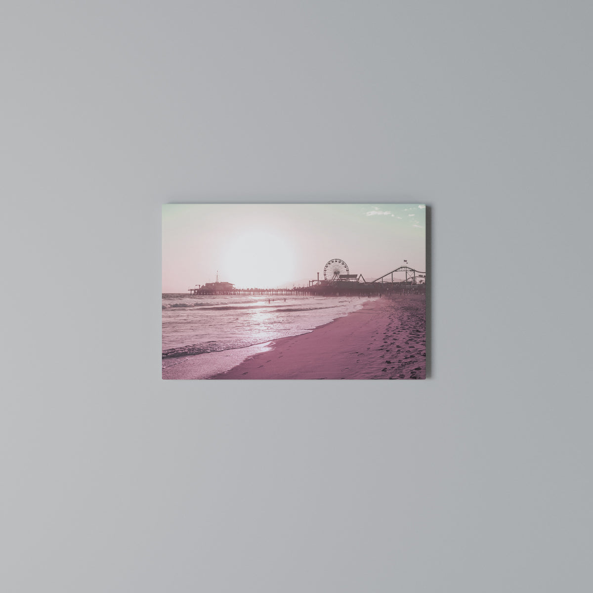 PASTEL COAST VIBES Stampa su tela orizzontale