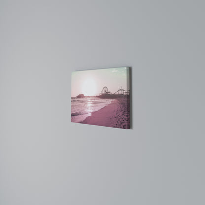 PASTEL COAST VIBES Stampa su tela orizzontale