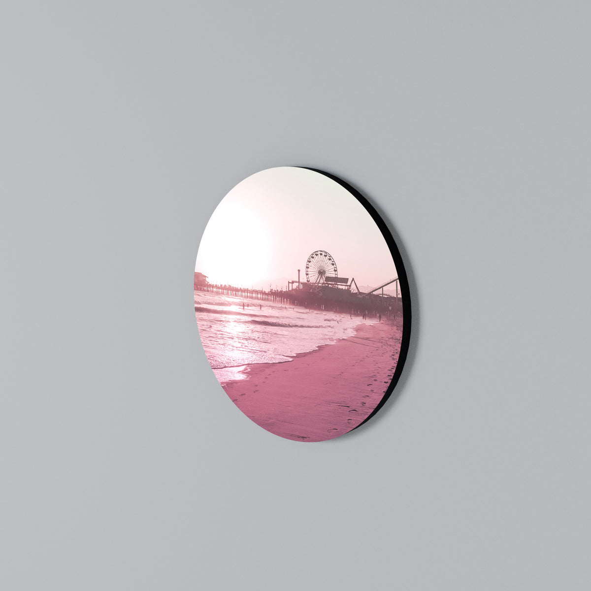 PASTEL COAST VIBES Kulatá nástěnná dekorace
