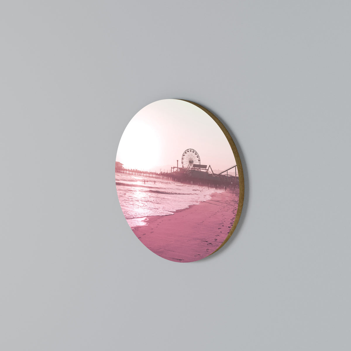 PASTEL COAST VIBES Kulatá nástěnná dekorace
