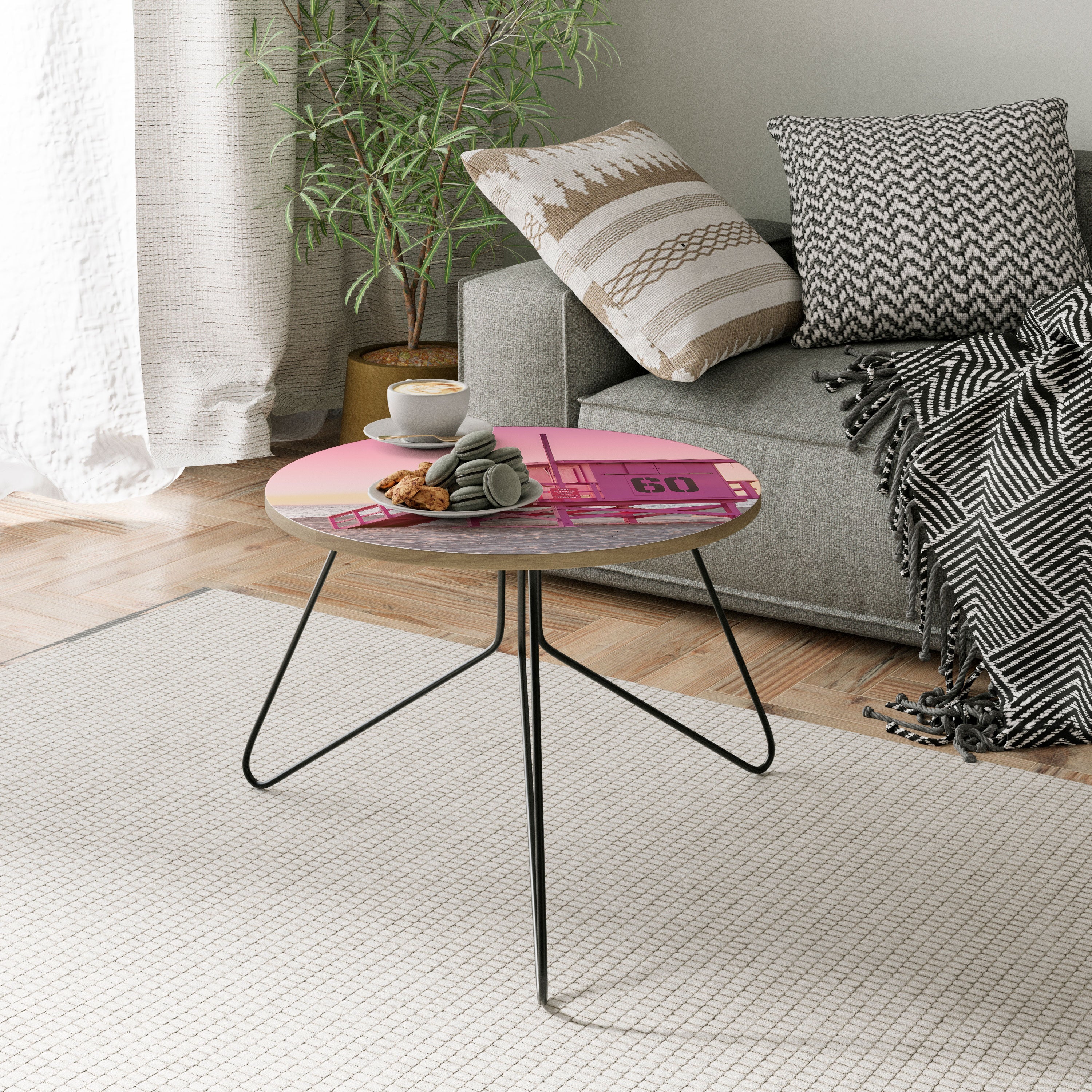 PINK PARADISE WATCH Mesa de centro