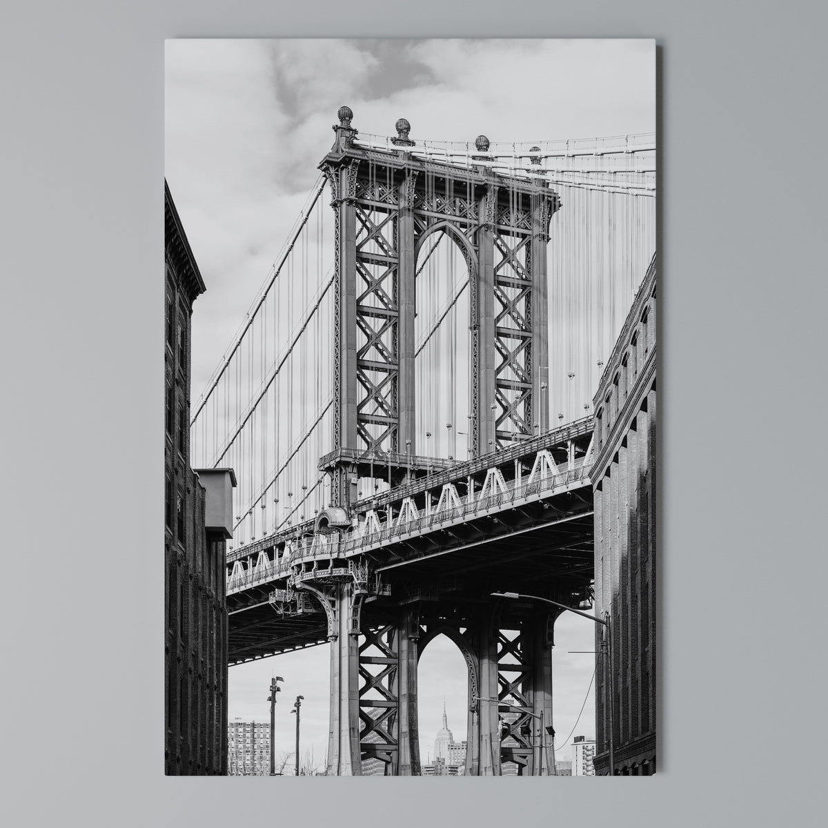 BRIDGE OF TIME Quadro em tela vertical