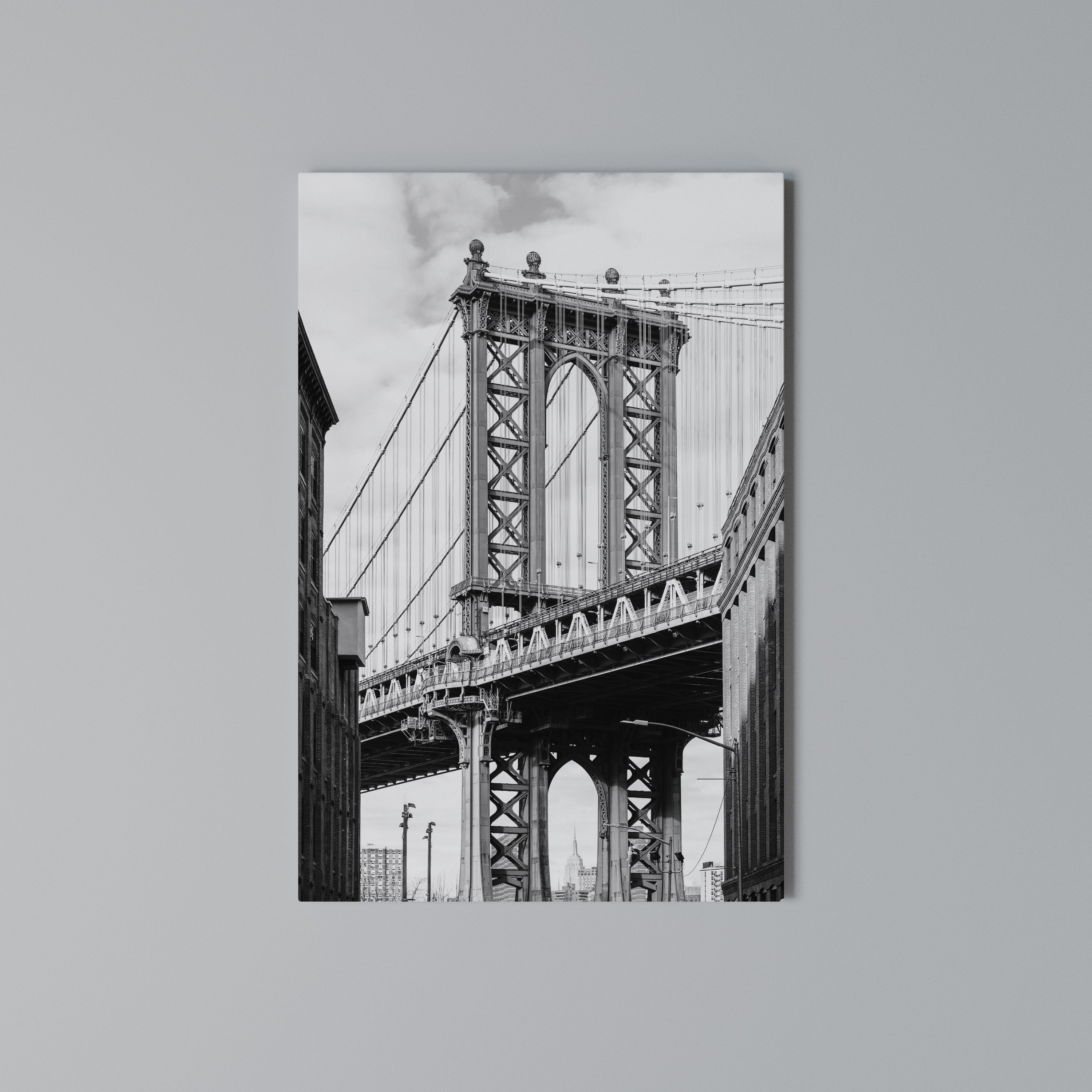 BRIDGE OF TIME Vertical Canvas Print