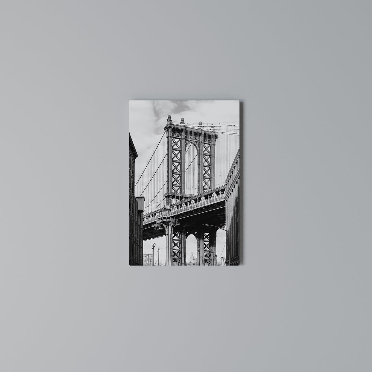 BRIDGE OF TIME Quadro em tela vertical
