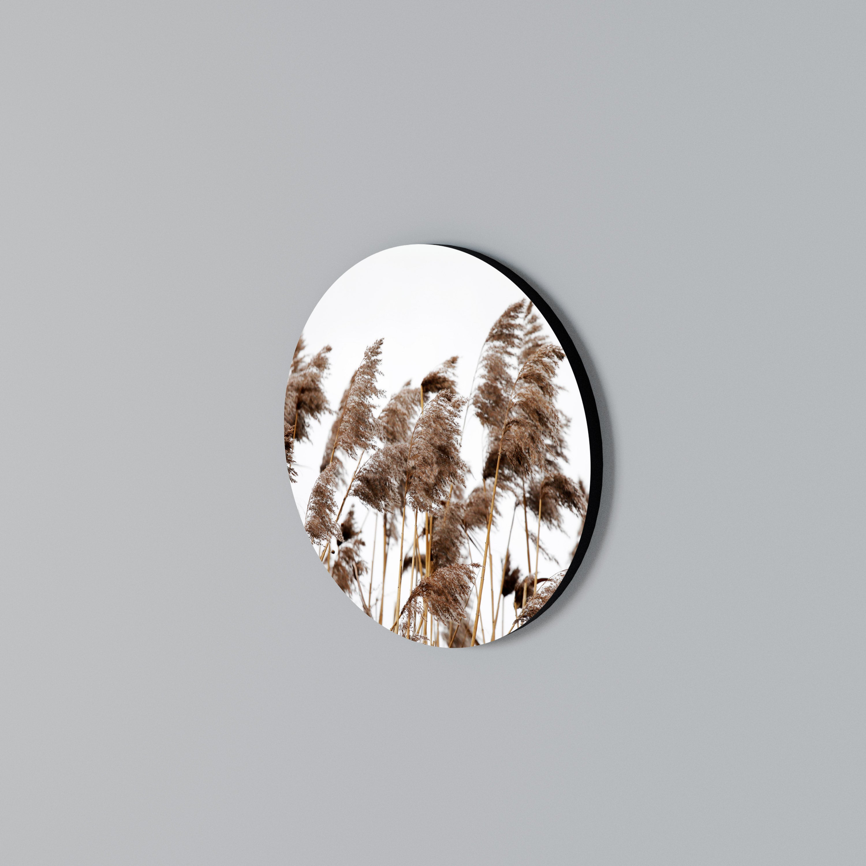 DANCE OF REEDS Round Wall Art