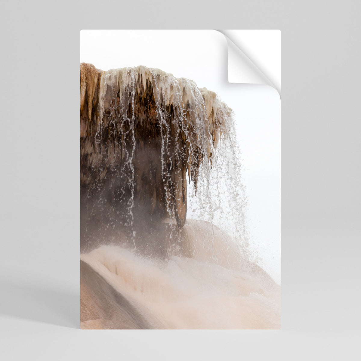 MAMMOTH HOT SPRINGS Peel and Stick Vertical Poster