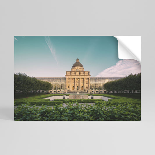 TRANQUIL PALACE VIEW Αυτοκόλλητη Αφίσα οριζόντια