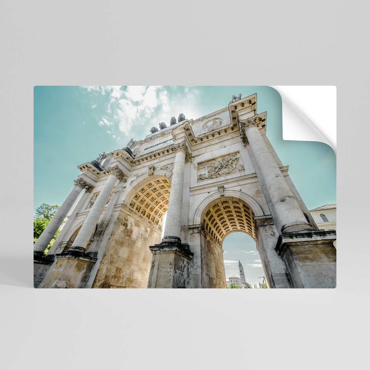 ARCHITECTURAL ELEGANCE Poster Orizzontale Adesivo