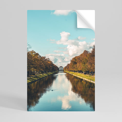 HARMONY IN STILLNESS Poster Verticale Adesivo