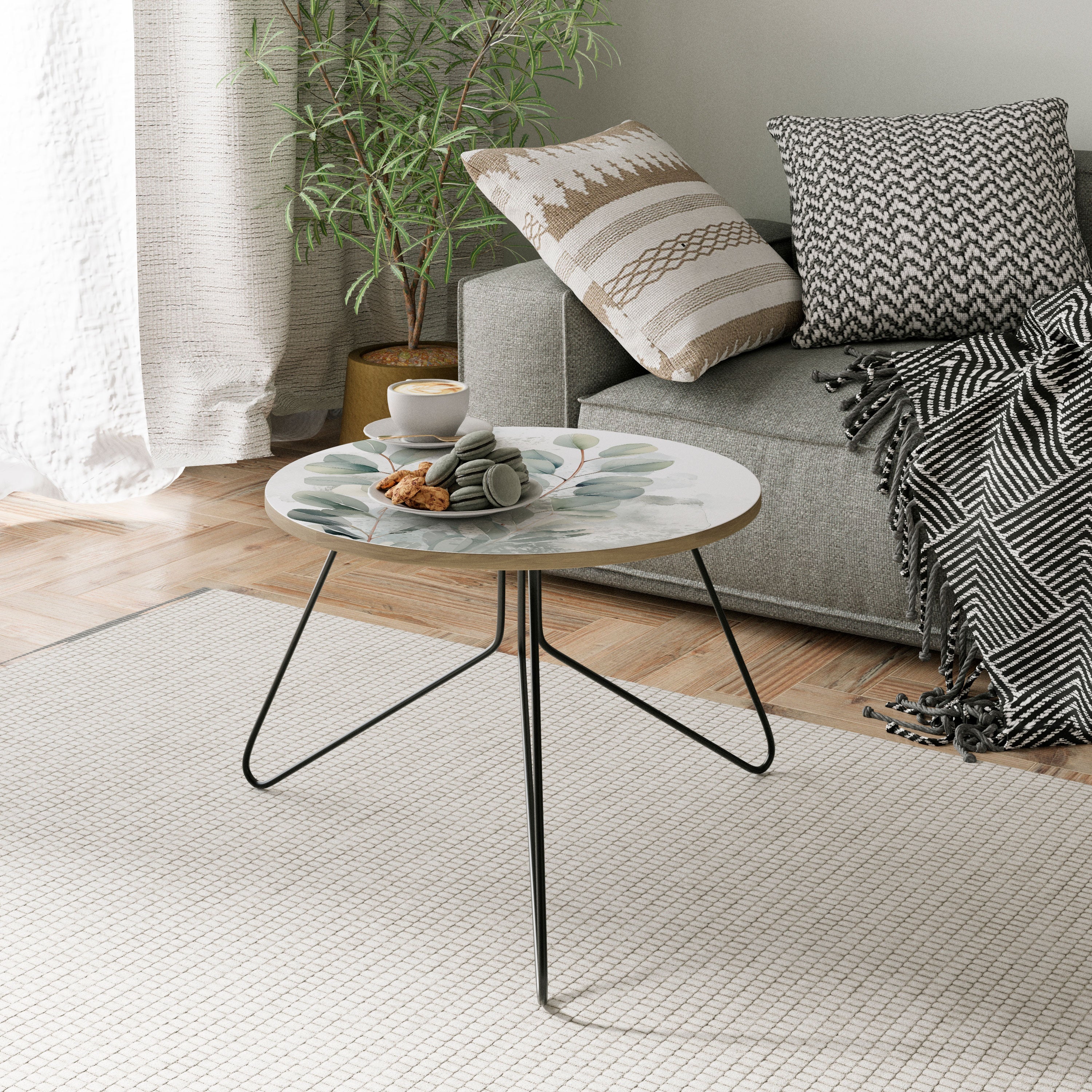DELIGHTFUL EUCALYPTUS Couchtisch