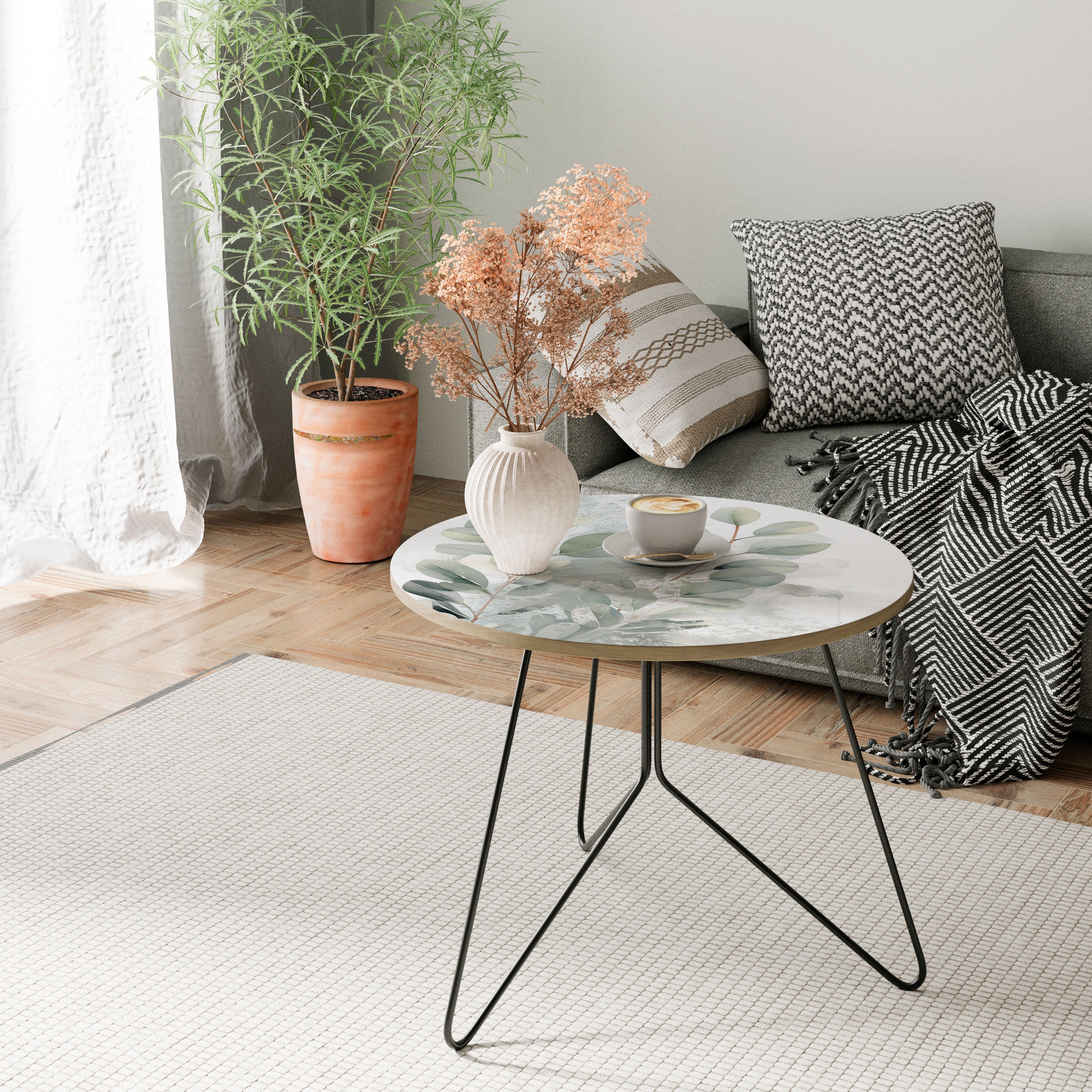 DELIGHTFUL EUCALYPTUS Couchtisch