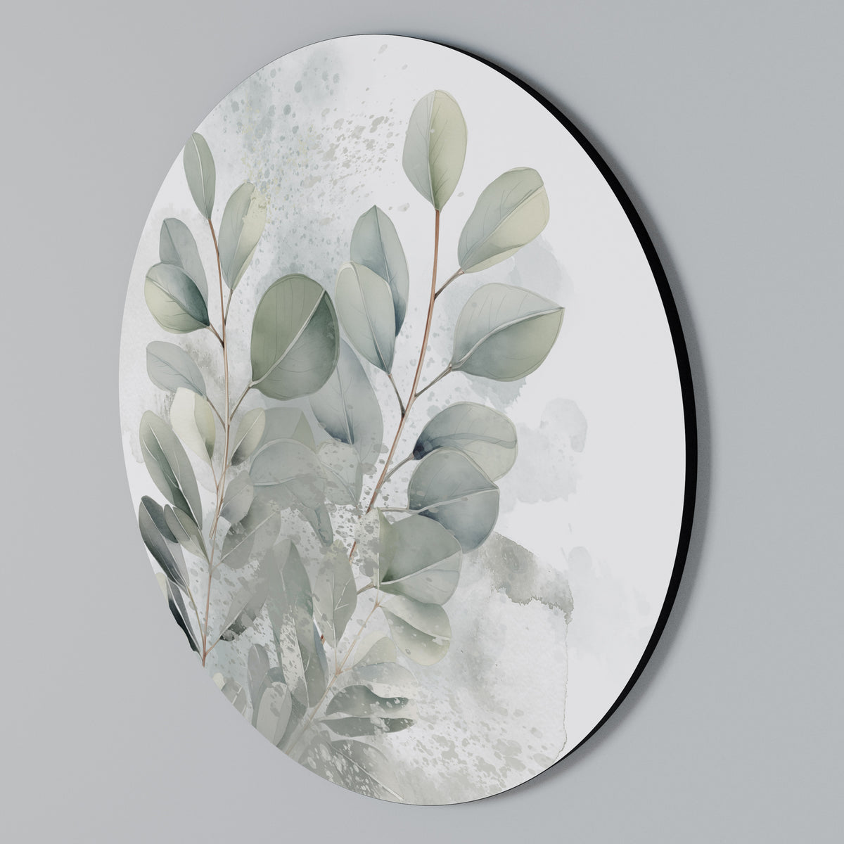 DELIGHTFUL EUCALYPTUS Arte de pared redondo