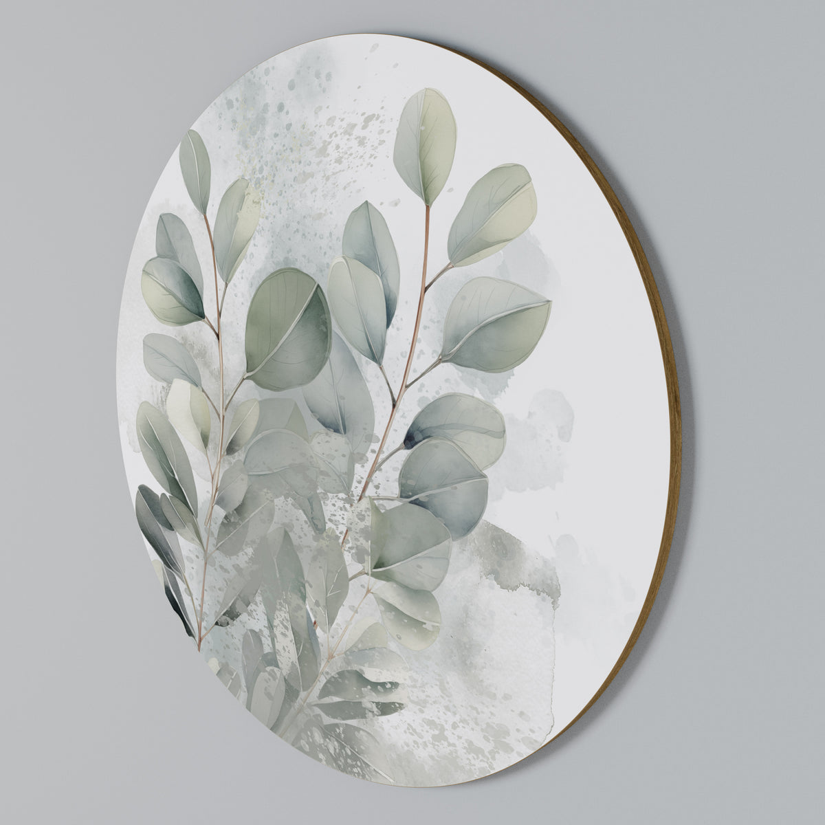 DELIGHTFUL EUCALYPTUS Arte de pared redondo