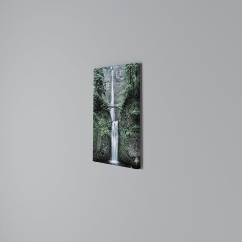 MYSTICAL WATERSCAPE BRIDGE Vertical Canvas Print
