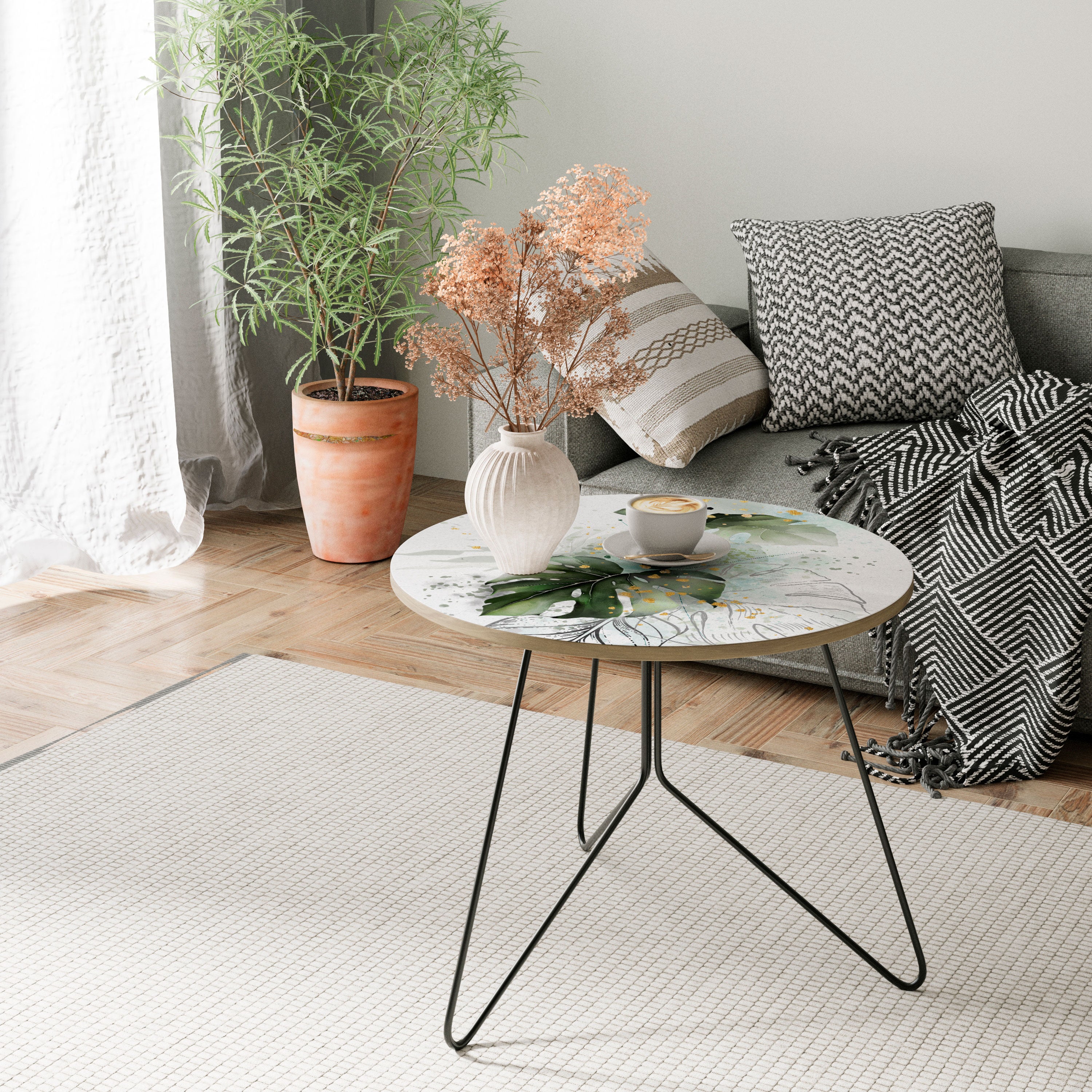 VIVID LEAF SYMPHONY Couchtisch