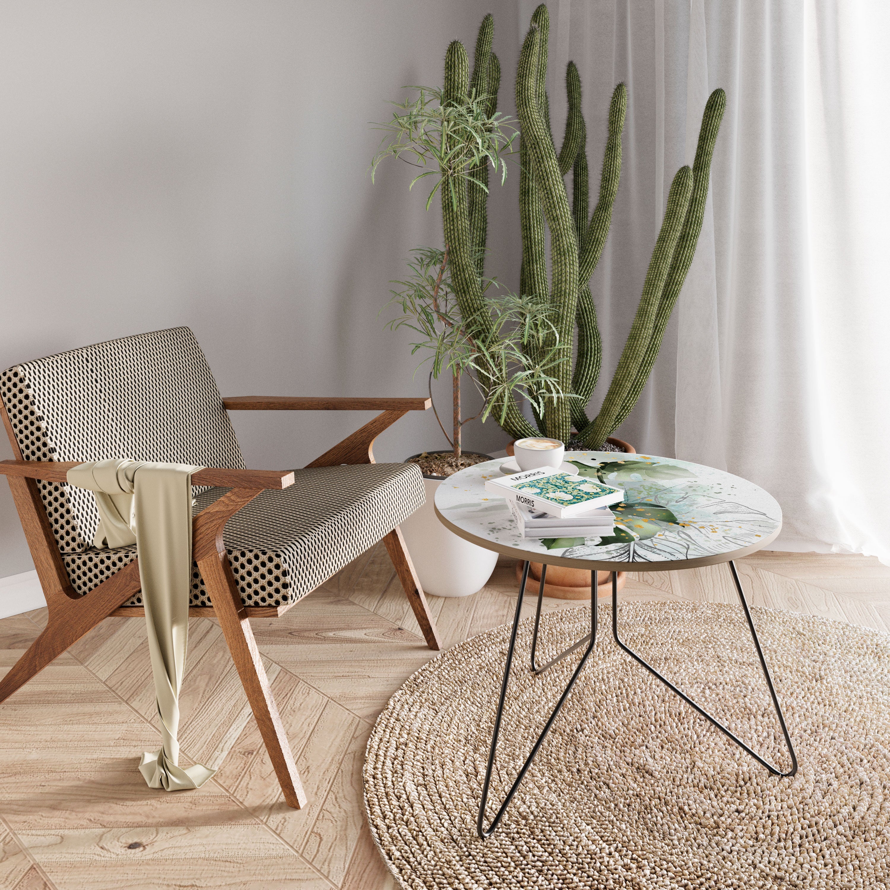 VIVID LEAF SYMPHONY Couchtisch