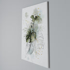 VIVID LEAF SYMPHONY Vertical Canvas Print