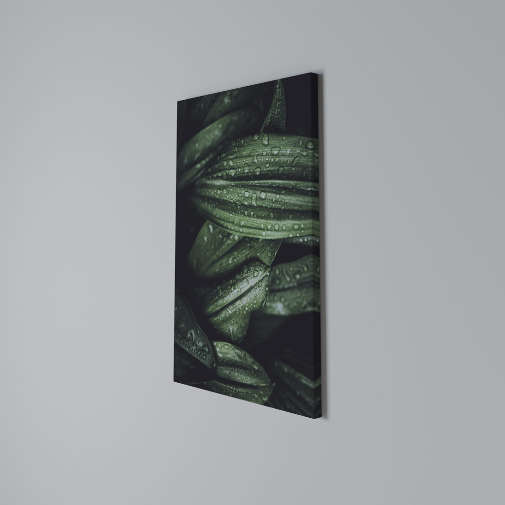 LUSH DROPLET DANCE Vertical Canvas Print