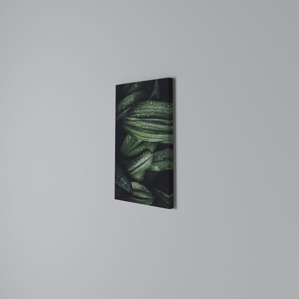 LUSH DROPLET DANCE Vertical Canvas Print
