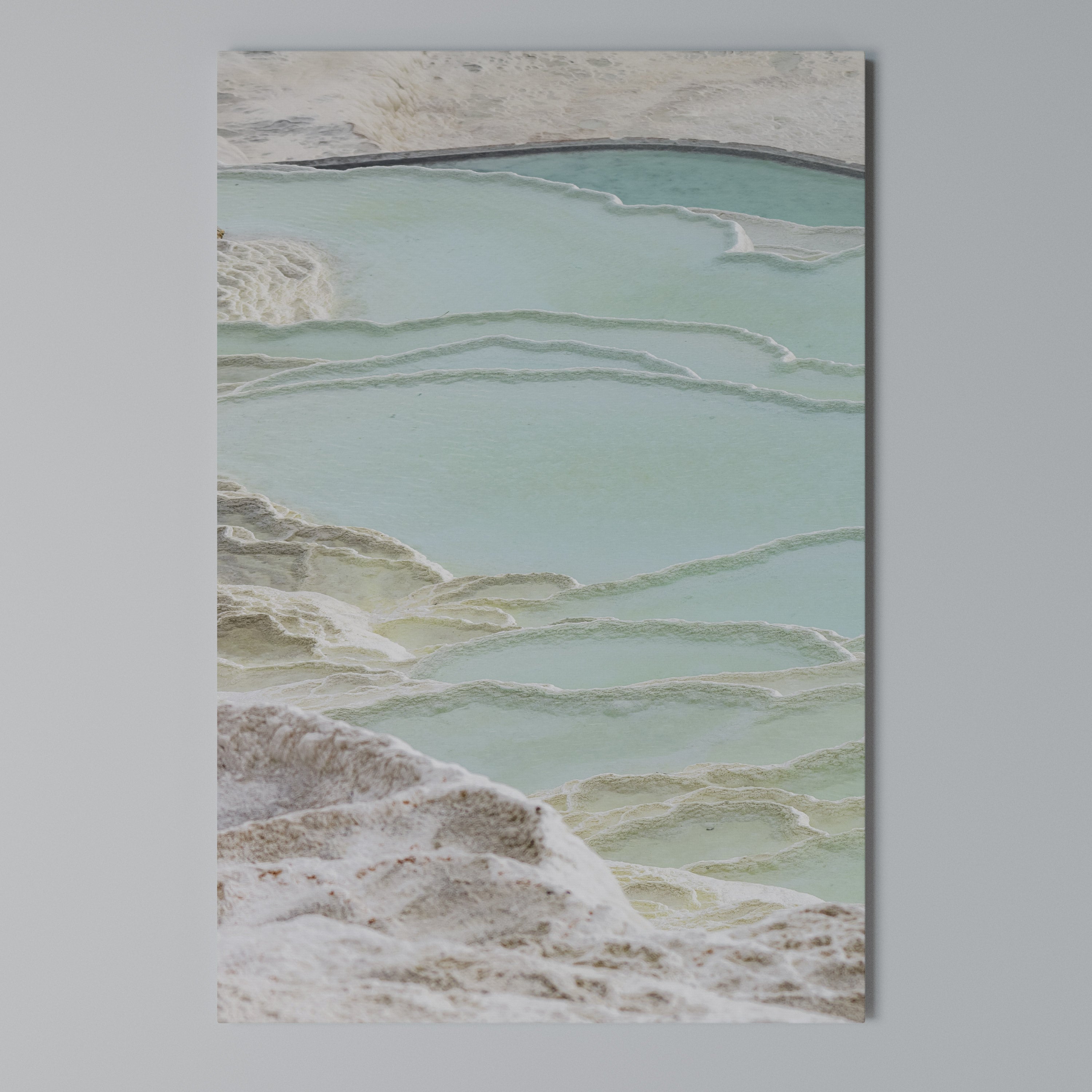 AQUAMARINE WHISPERS Vertical Canvas Print