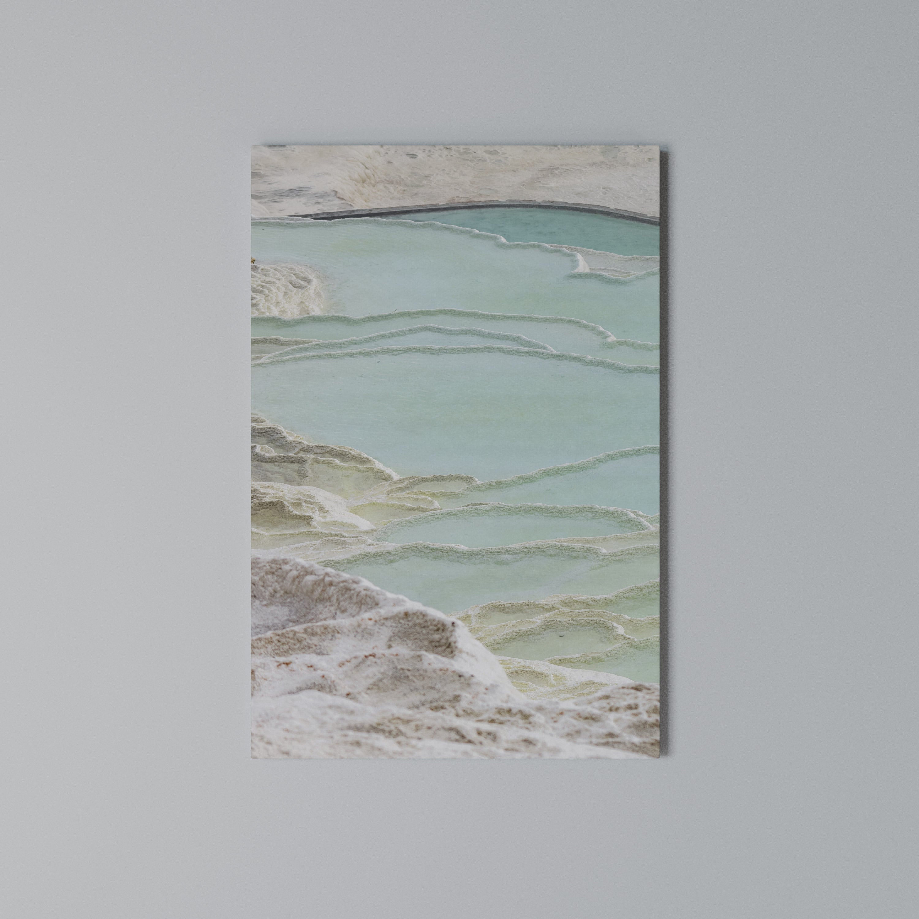 AQUAMARINE WHISPERS Vertical Canvas Print