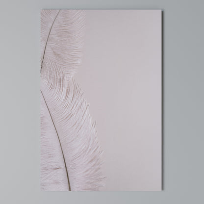 WHISPERING PINK FEATHERS Κατακόρυφος Πίνακας σε Καμβά