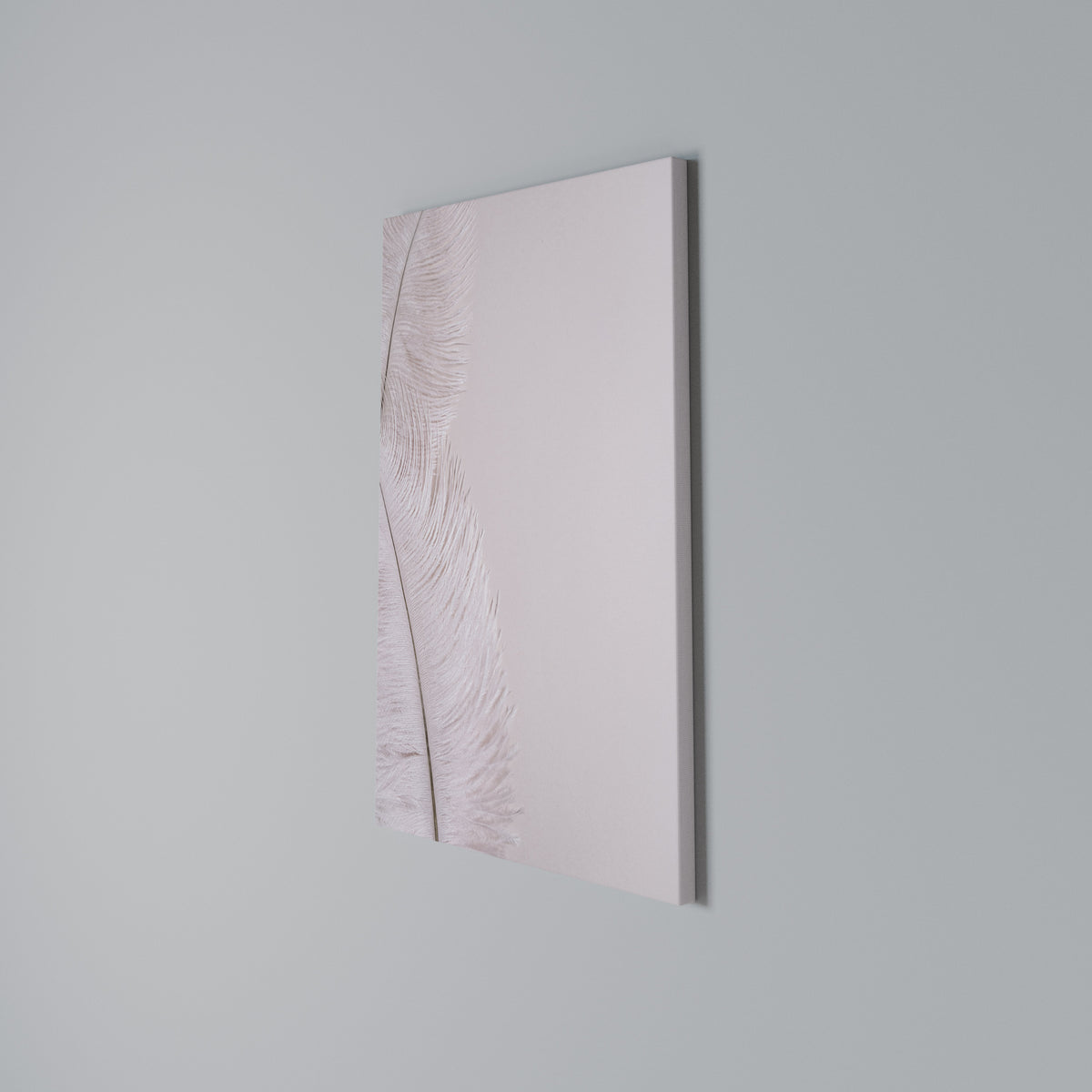 WHISPERING PINK FEATHERS Κατακόρυφος Πίνακας σε Καμβά
