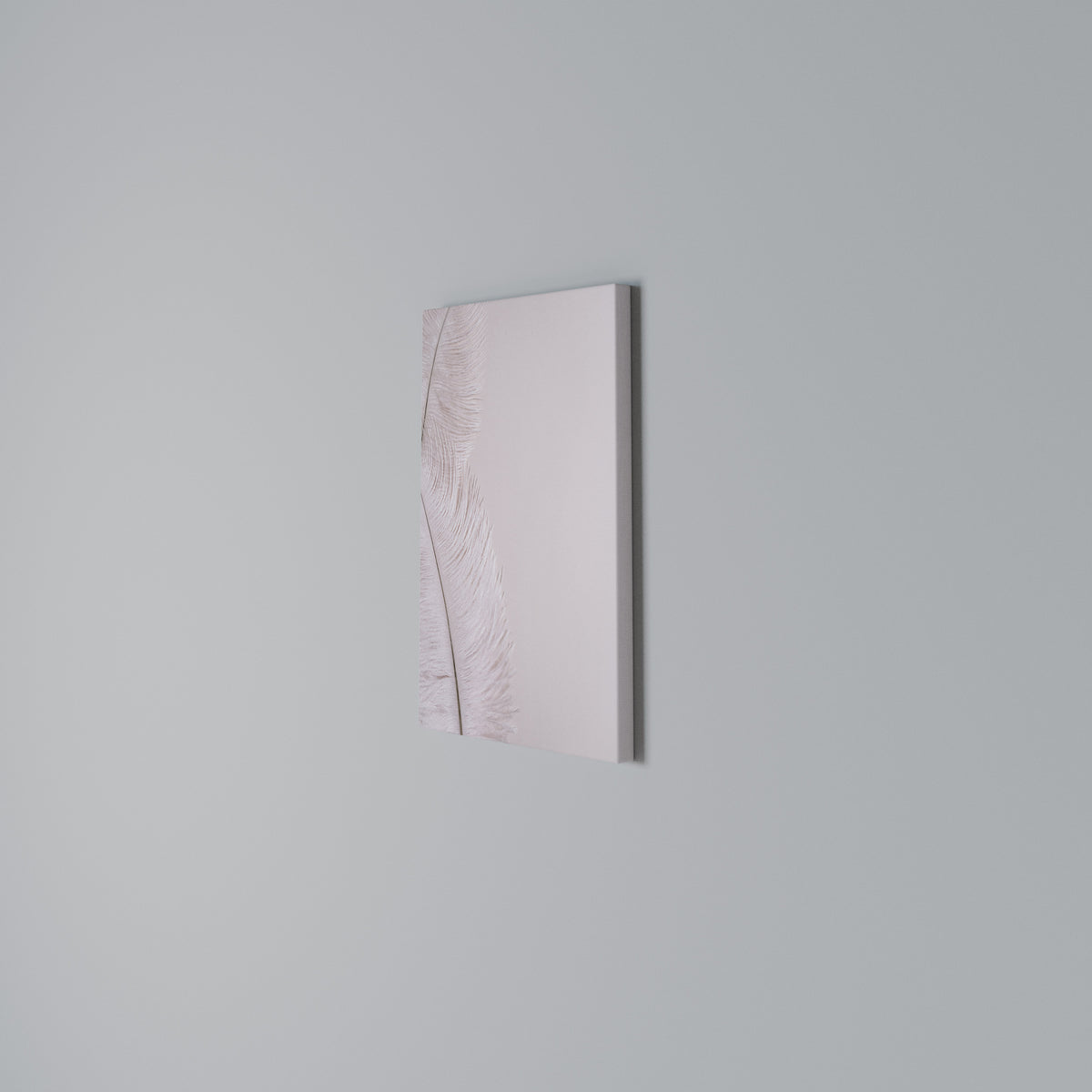 WHISPERING PINK FEATHERS Κατακόρυφος Πίνακας σε Καμβά