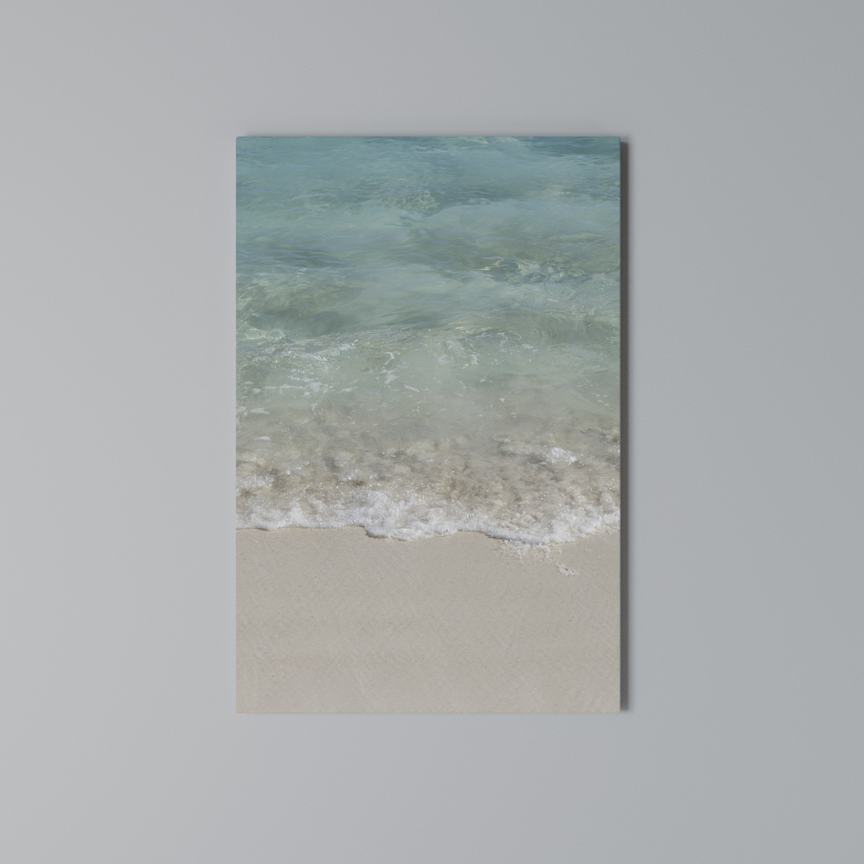SERENITY BY THE SHORE Vertical Canvas Print