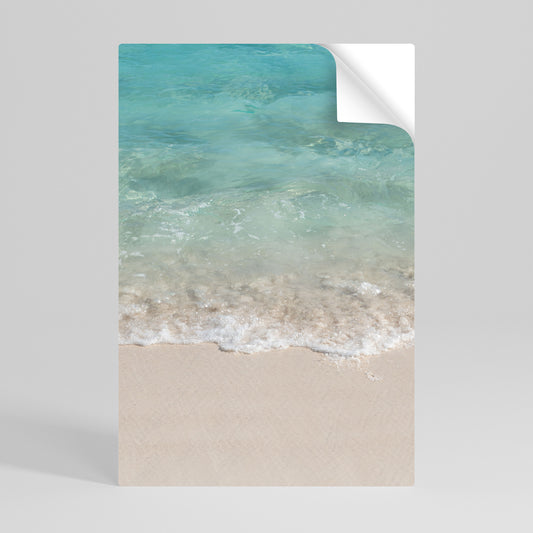 SERENITY BY THE SHORE Póster Autocolante Vertical