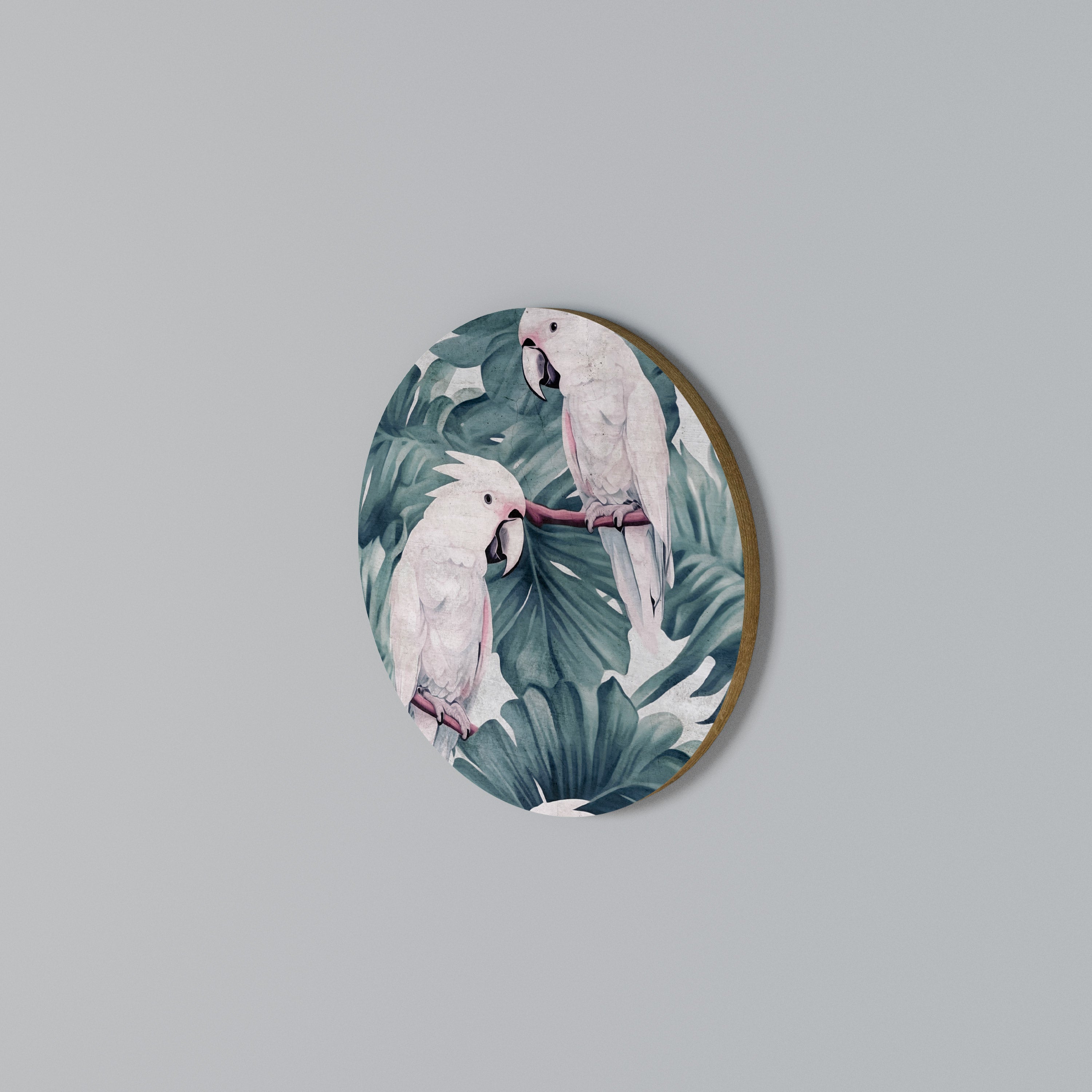 POPINJAY LOOK Rundes Wandbild