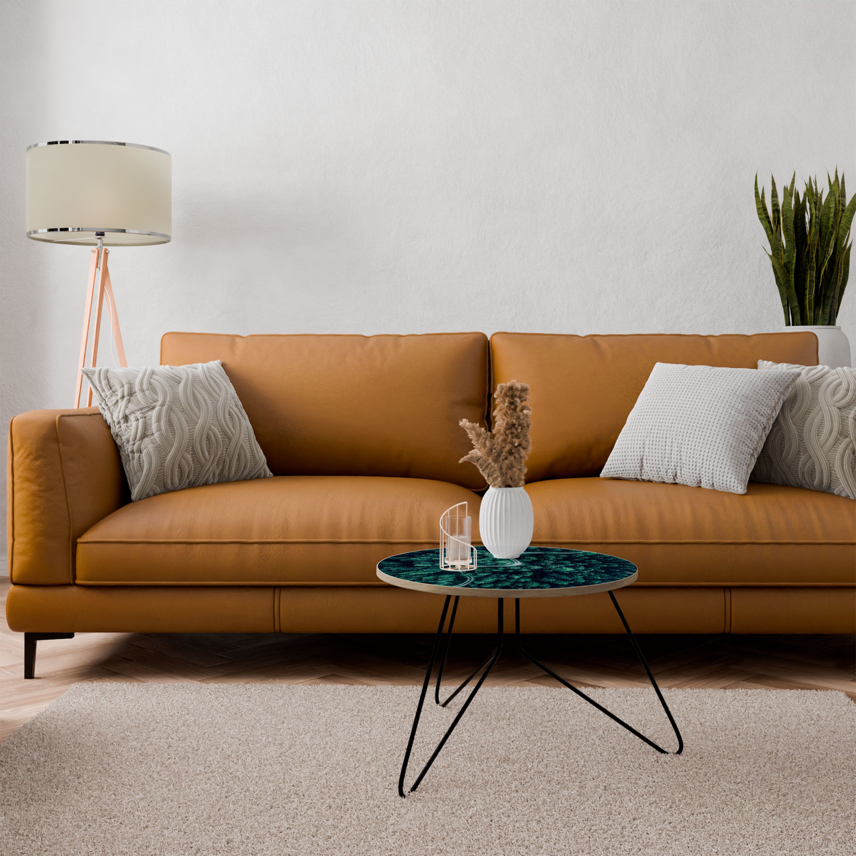 FORESTED SERPENTINE ROUTE Coffee Table