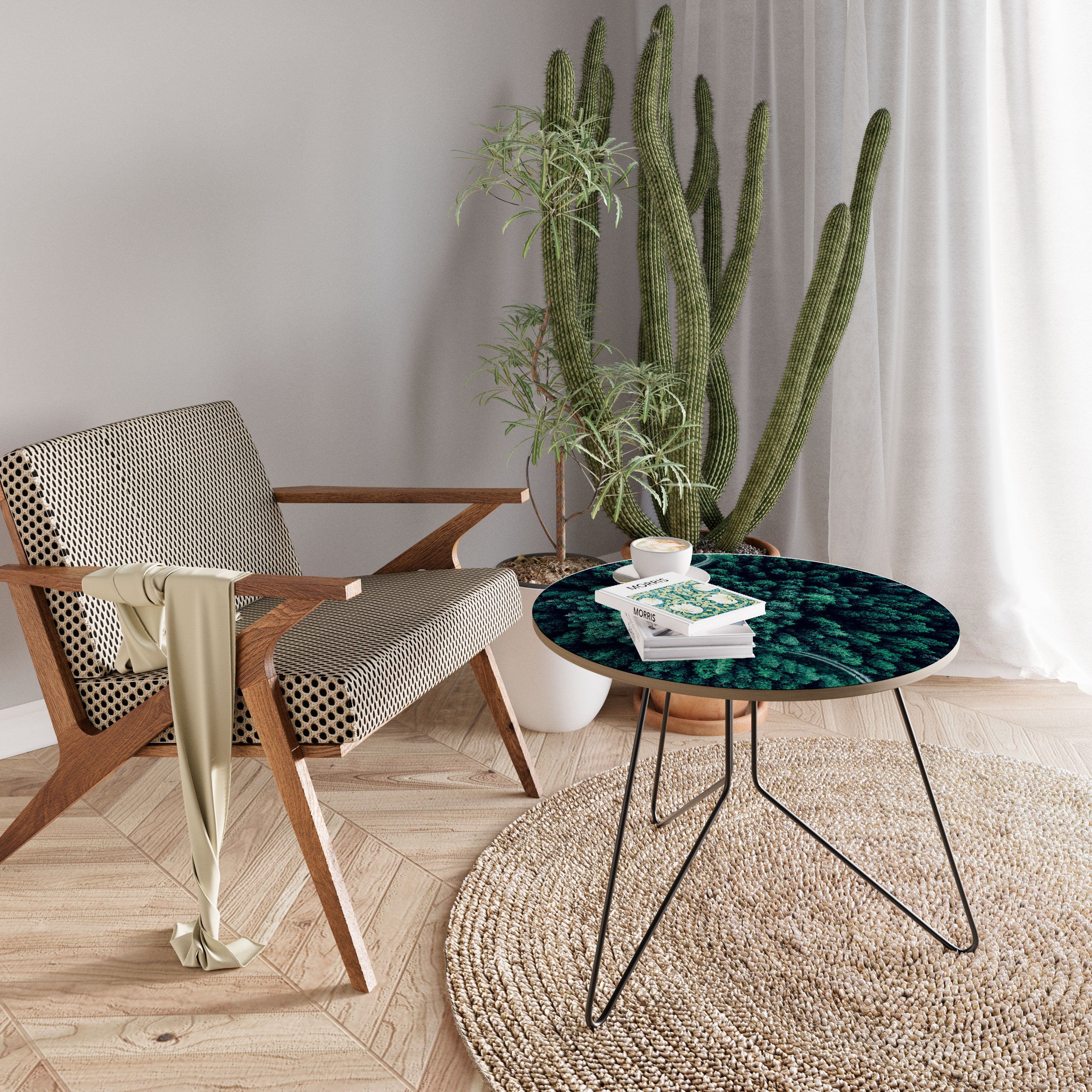 FORESTED SERPENTINE ROUTE Coffee Table