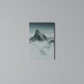 CLOUD-KISSED PEAK Vertical Canvas Print