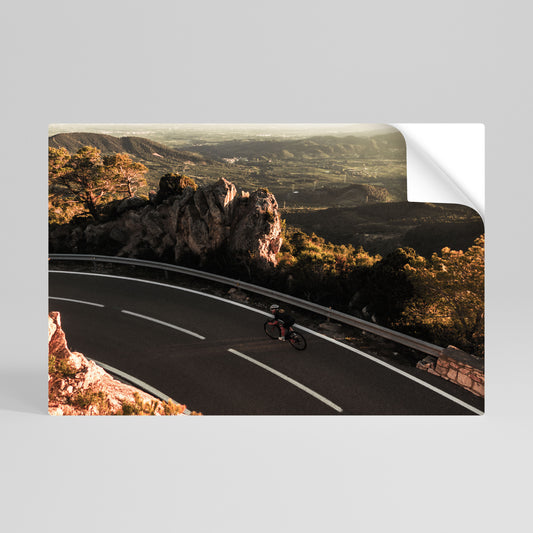 MOUNTAIN ROAD RIDE Αυτοκόλλητη Αφίσα οριζόντια