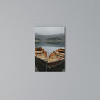 HARMONY OF BOATS Vertical Canvas Print