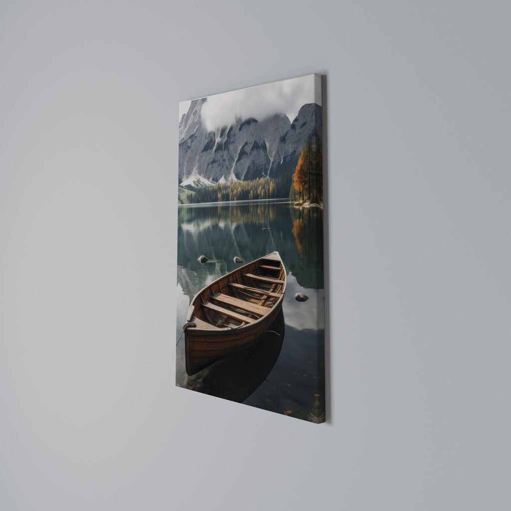 MOUNTAINSIDE REFLECTIONS Quadro em tela vertical