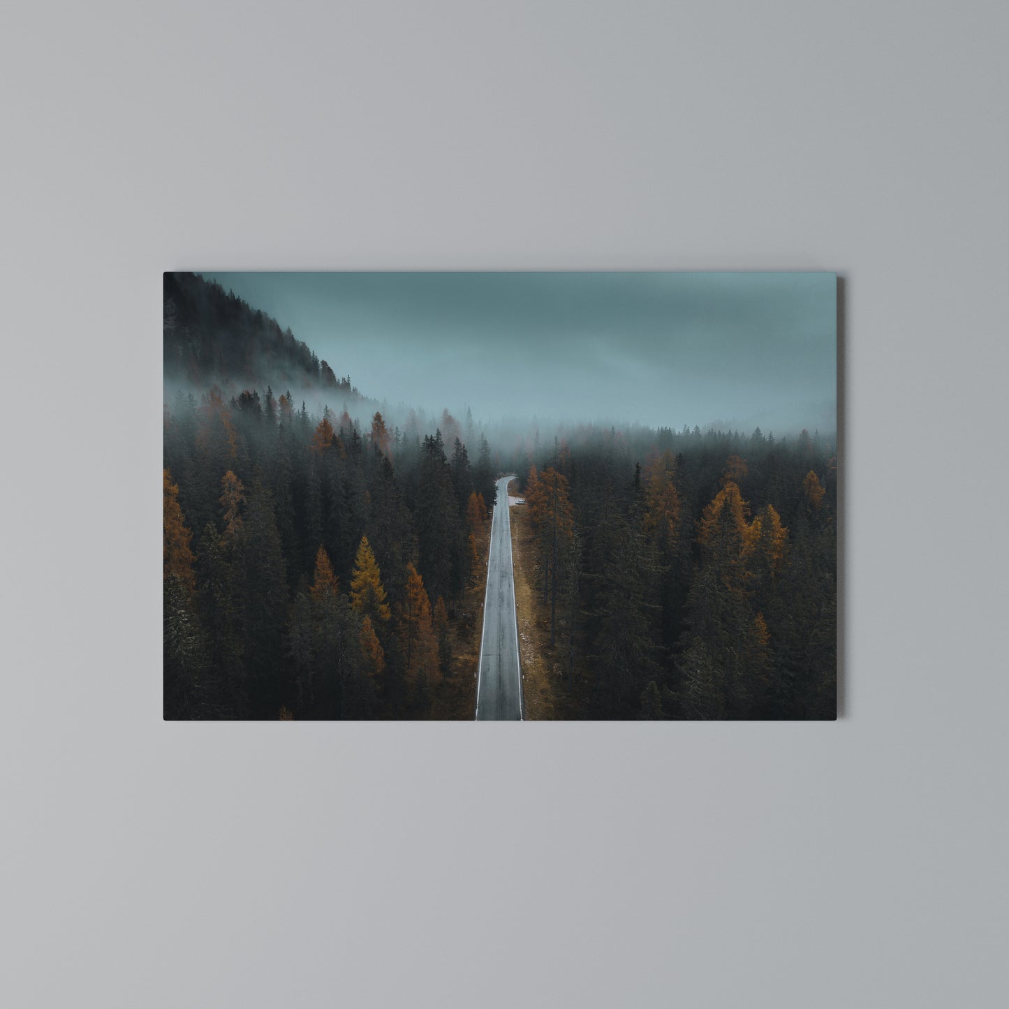 SERENE ROADWAY ESCAPE Stampa su tela orizzontale